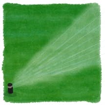 園庭緑化と自動散水システム