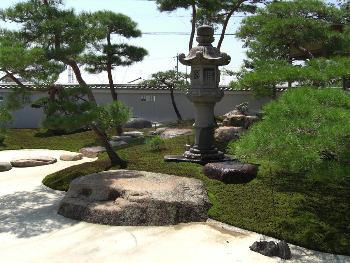 苔庭、日本庭園