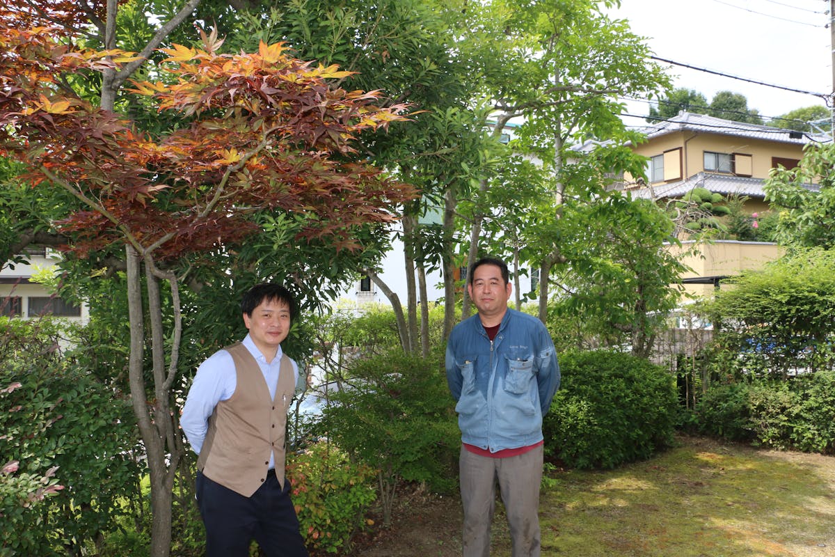 散水機.comスタッフとG&Aコーポレーション成田社長